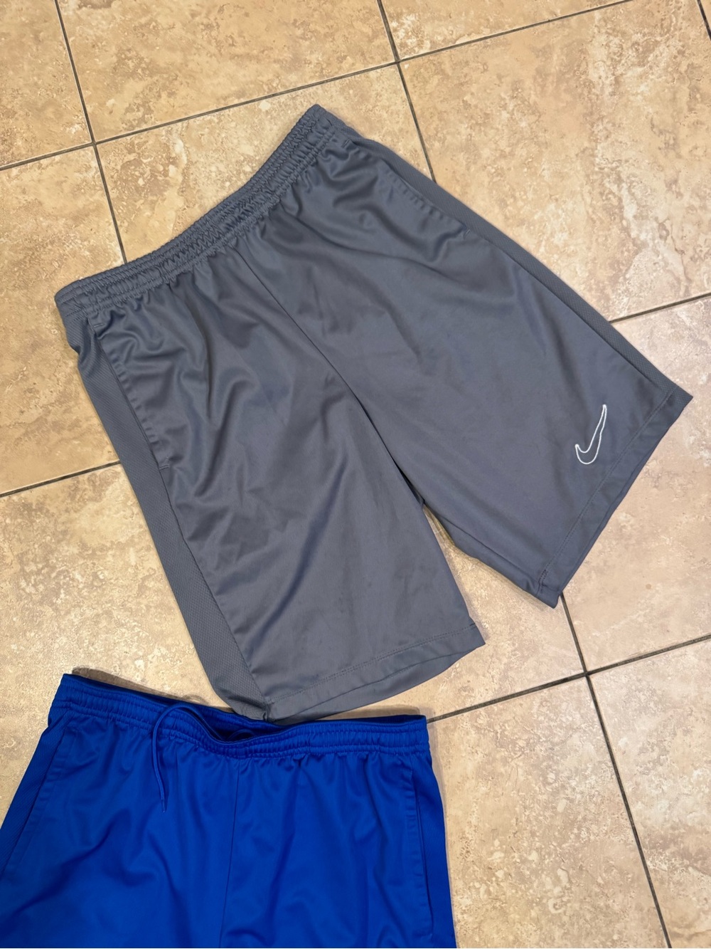 Nike Kids' Athletic Shorts - Red, Royal Blue, Gray NIKE DRI-FIT - Picture 3 of 4